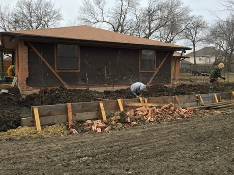 forms on the foundation