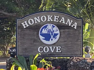 Honokeana Cove Sign