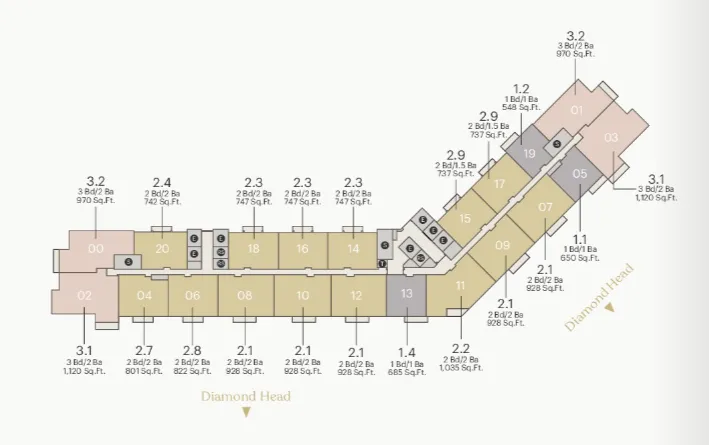 Kuilei Place Floor Plan