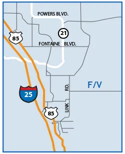Briargate Colorado Springs Map