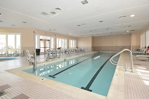 Indoor pool at piney orchard