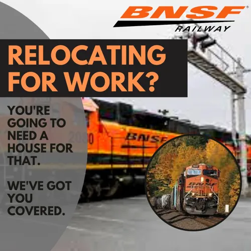 Relocation to work at BNSF Railway