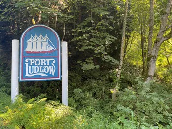 Port Ludlow Welcome Sign
