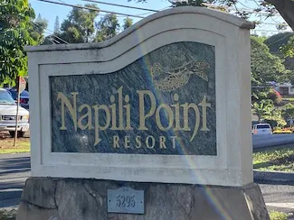 Napili Point Sign