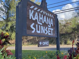 Kahana Sunset Sign