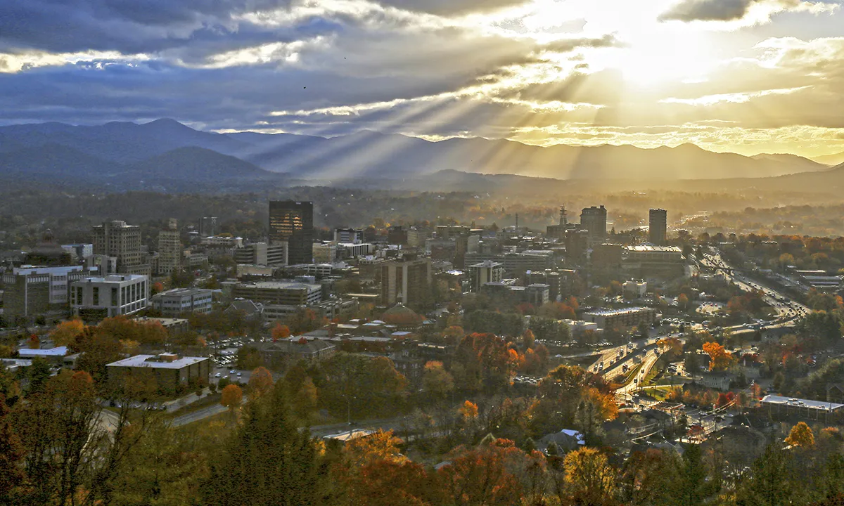 ASHEVILLE IN THE SUNLIGHT