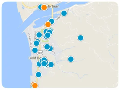 Southern Oregon Coastal Real Estate Map Search