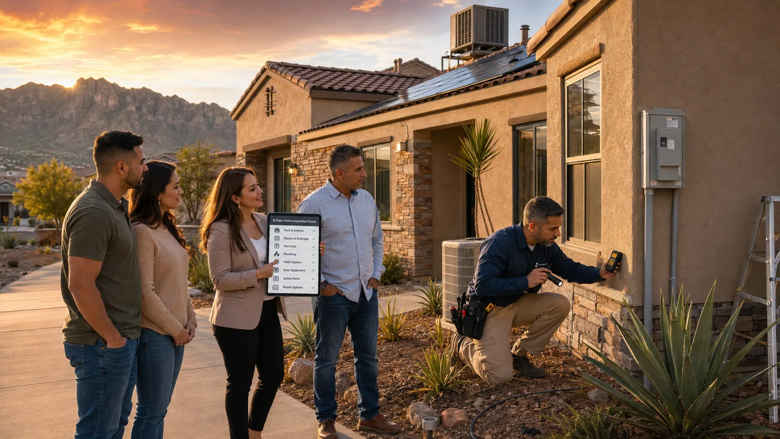 El Paso home inspection checklist for buyers before closing
