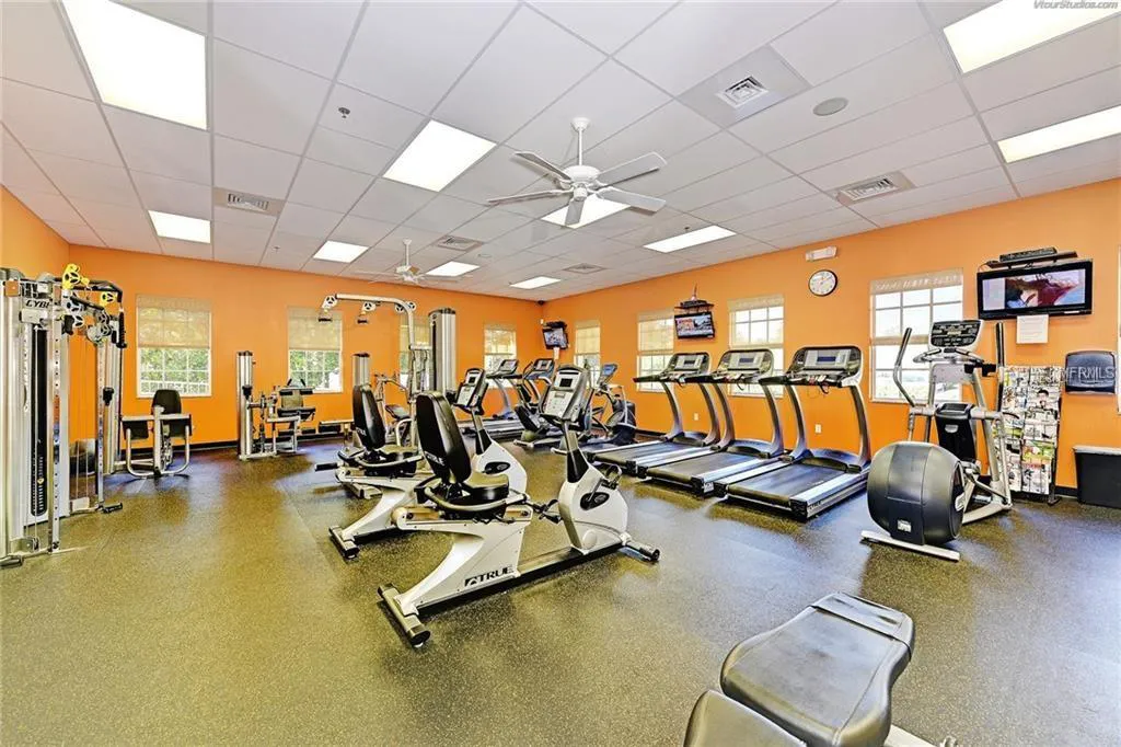 Fitness center at Bobcat Trail in North Port Florida