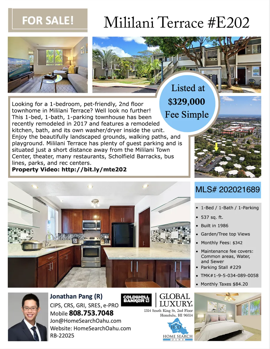 Mililani Terrace Flier