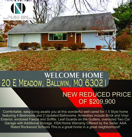 20 E Meadow, Ballwin, MO 63021