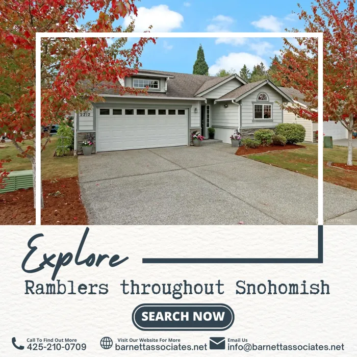 Explore Ramblers in Snohomish Wa for Sale
