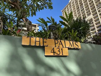 The Palms Inc Sign