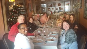 Staff and agents of Roger Martin Properties enjoy holiday luncheon