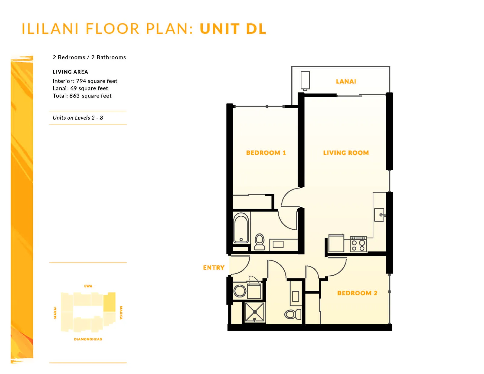 Ililani Floor Plan DL