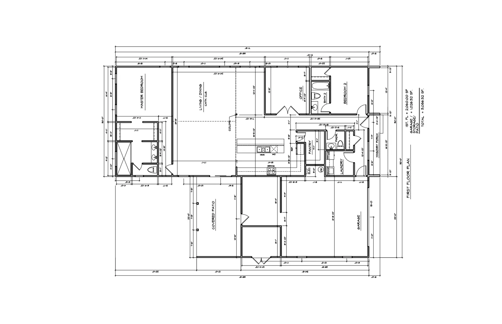 ATS Construction - The Weathersbee Original Floor Plan