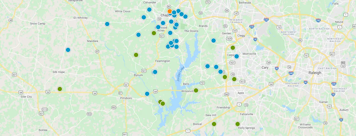 Chatham Interactive Map Search