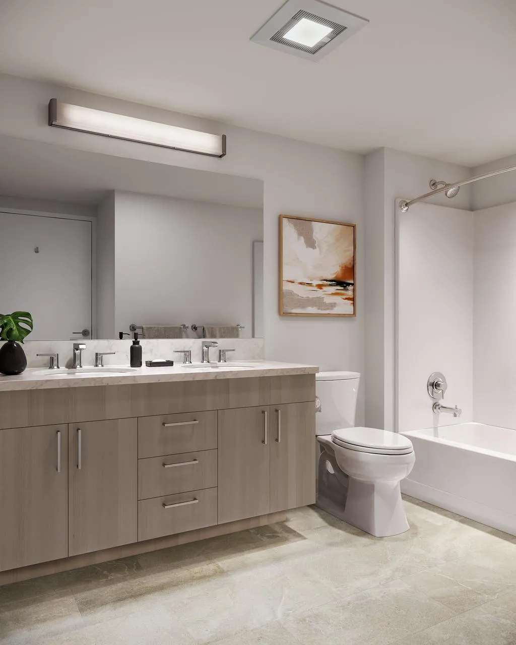 Dual Vanity Bathroom