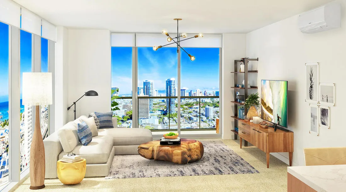 Azure Ala Moana Interior Rendering
