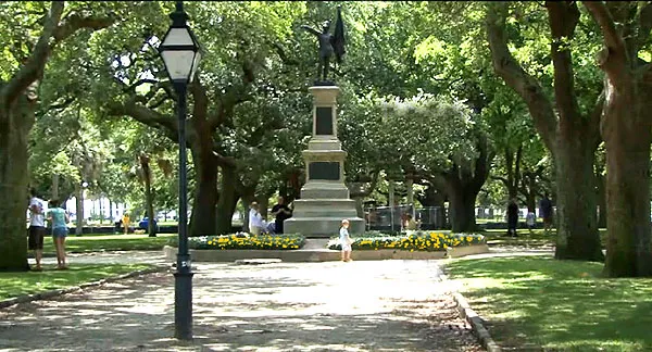 Battery Park in Historic Charleston