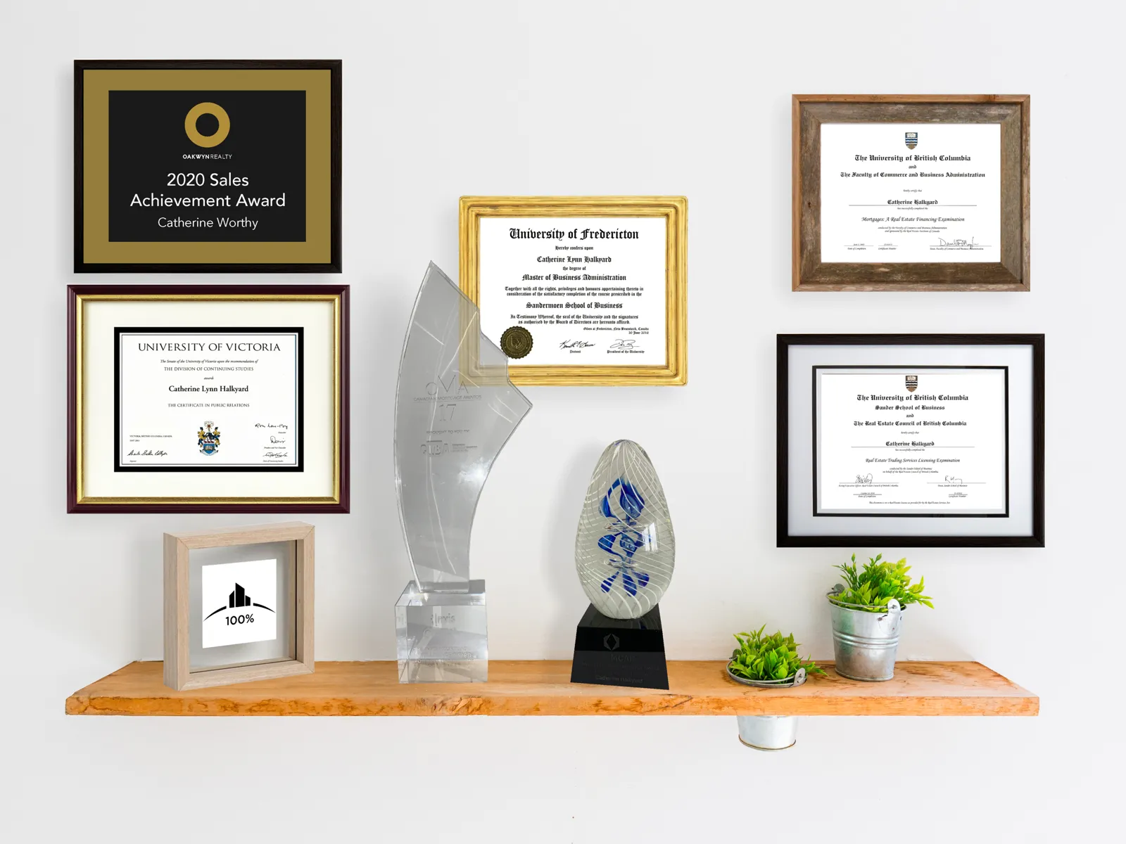 Catherine Worthy real estate awards, Oakwyn Realty, Comox Valley