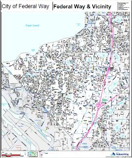 federal way map