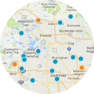 Interactive Map Search