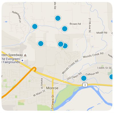 Monroe Interactive Map Search