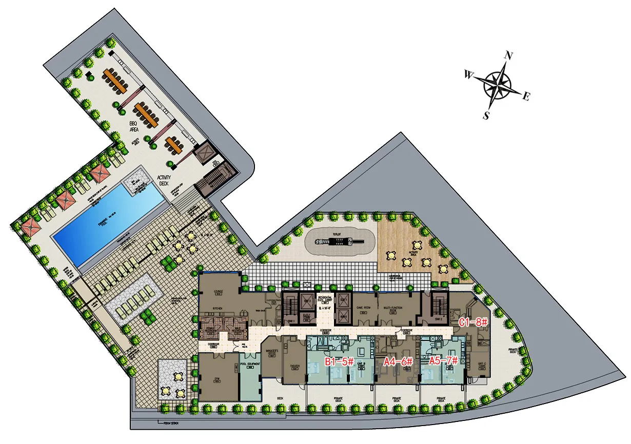 Hawaii City Plaza Amenity Deck