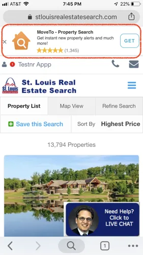 St Louis Favorite Real Estate Search App- 