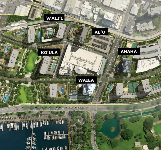 Ward Village Map