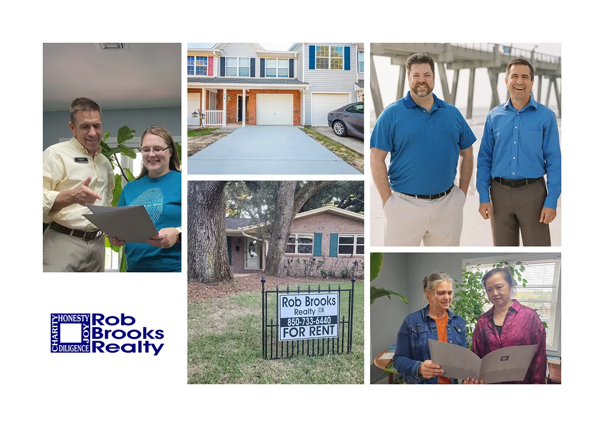 Collage of Rob Brooks Property Management services