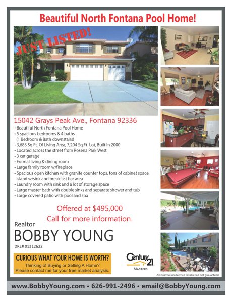 15042 Grays Peak Ave Fontana For Sale