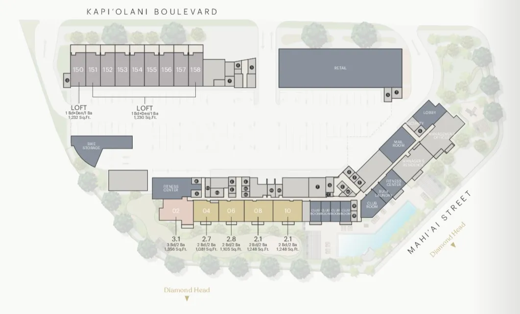 Kuilei Place Floor Plan