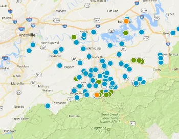 Interactive Map Search