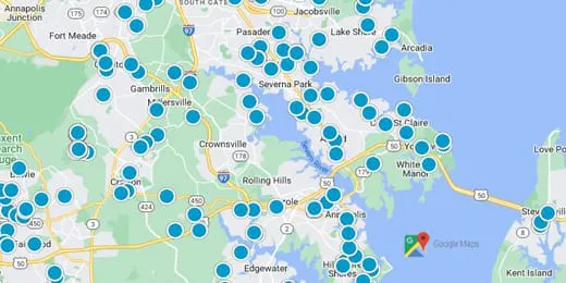 Fort Meade Area Real Estate Map Search