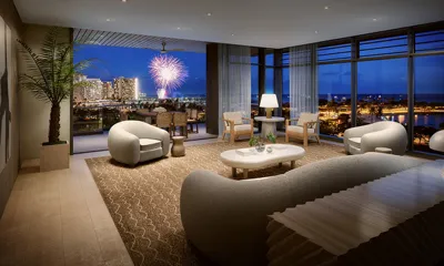 Park Lane Penthouse Living Room Interior