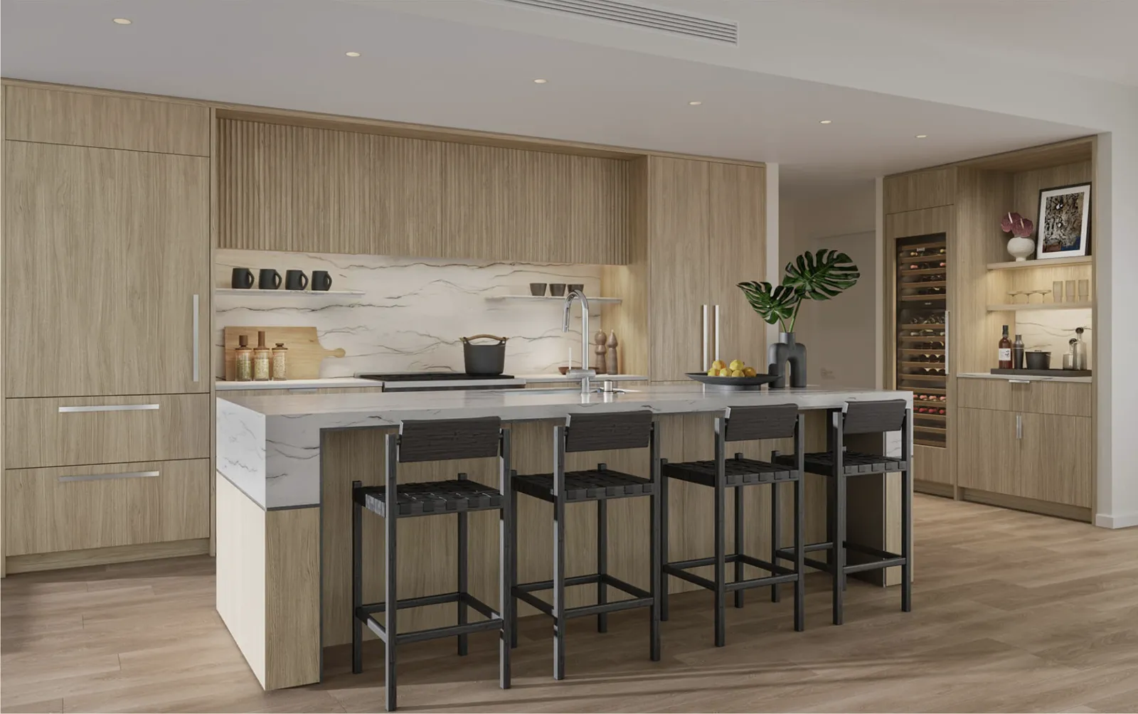 Kalae Ward Village light kitchen