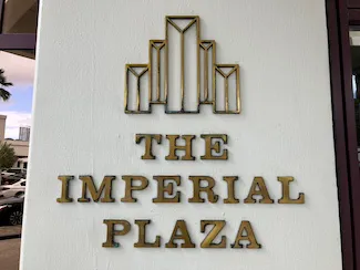 Imperial Plaza Sign