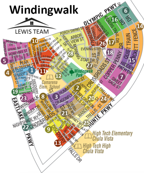 Windingwalk Map