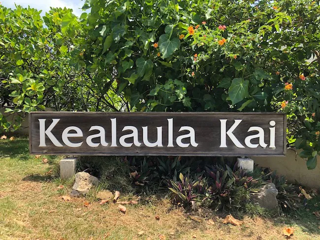 Kealaula Kai Sign