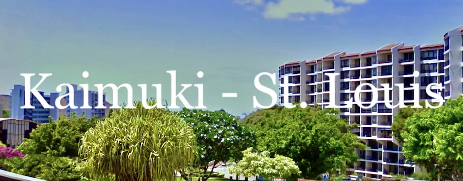 Kaimuki Palolo and St. Louis Condo Report