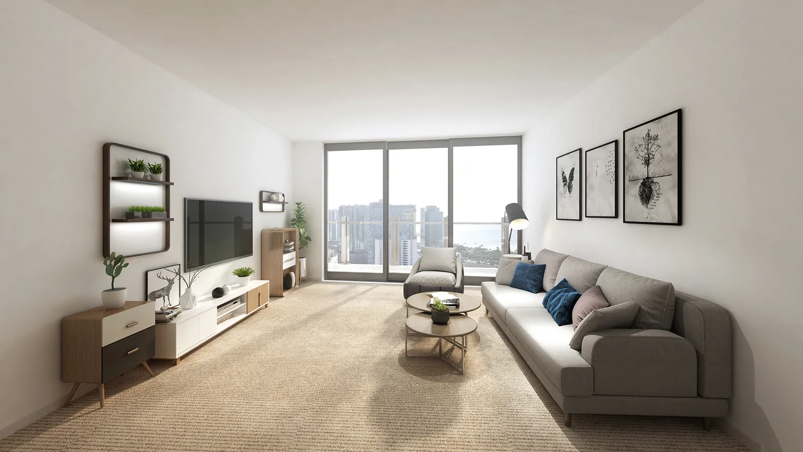 Ililani Living Room Rendering