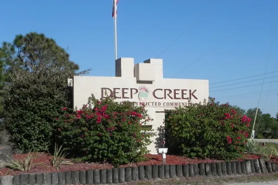 Deep Creek sign