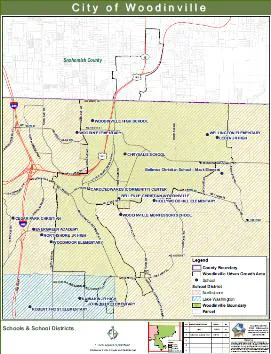 woodinville school map