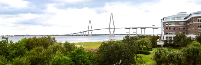 View of Ravenel Bridge from Renaissance