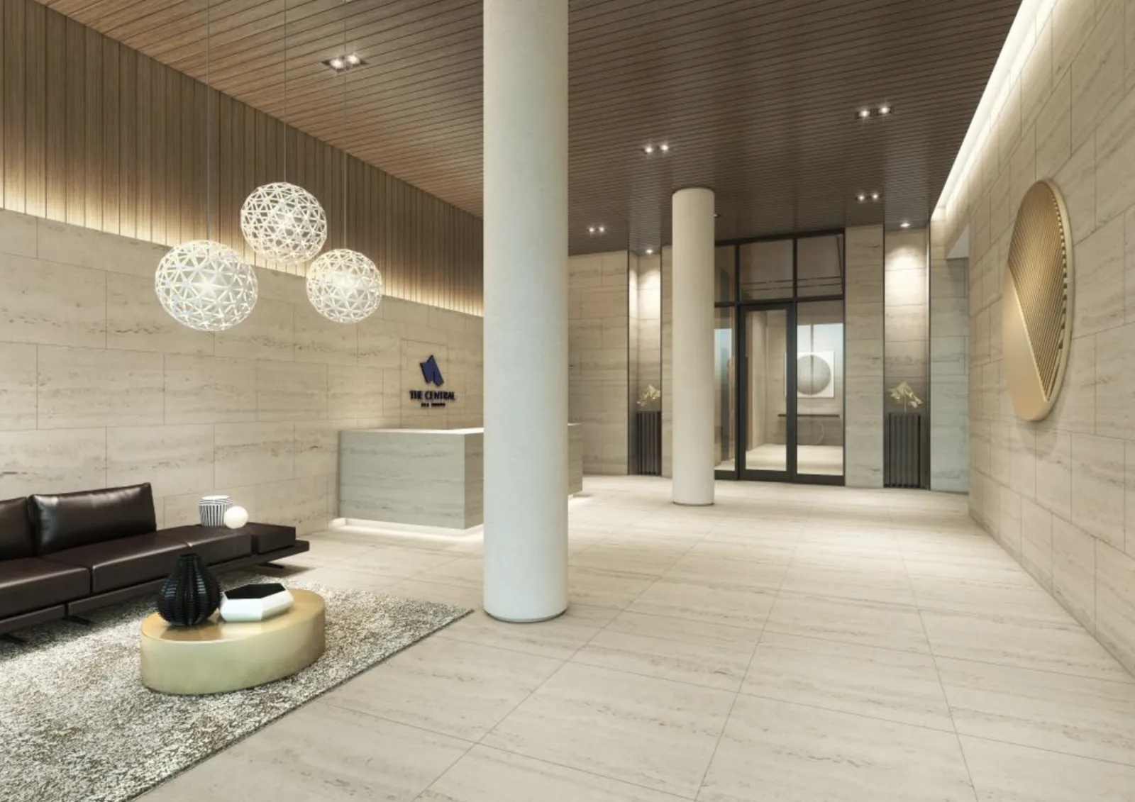 The Central Ala Moana Lobby Rendering