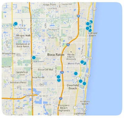 Interactive Map Search
