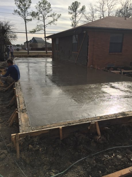 letting the foundation dry 1