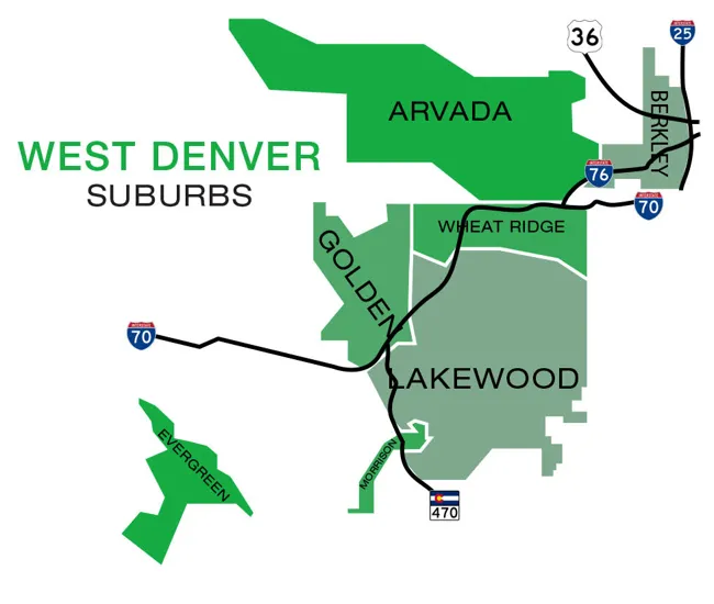 West Denver Suburbs